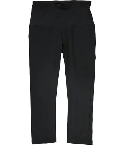 Reebok Womens Highrise Capri Compression Athletic Pants, TW1