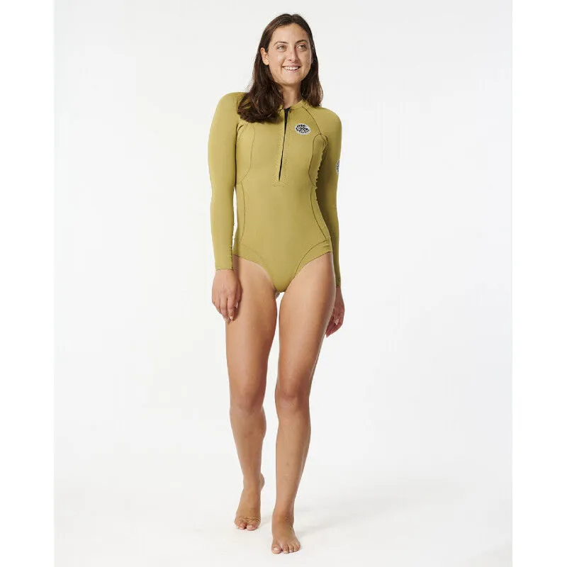 Rip Curl  G Bomb 2.0 1 mm Long Sleeve E-Stiched Front Zip Springsuit - Mute da surf - Donna