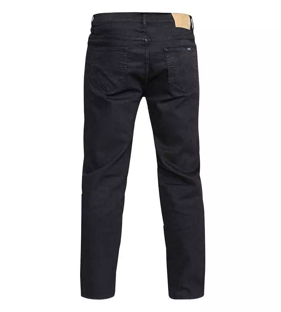 Rockford Mens Black Comfort Fit Stretch Jeans (CARLOS BLACK)