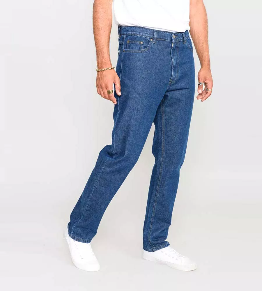 Rockford Tall Mens Blue Stonewash Comfort Fit Jeans (COMFORT STONEWASH)