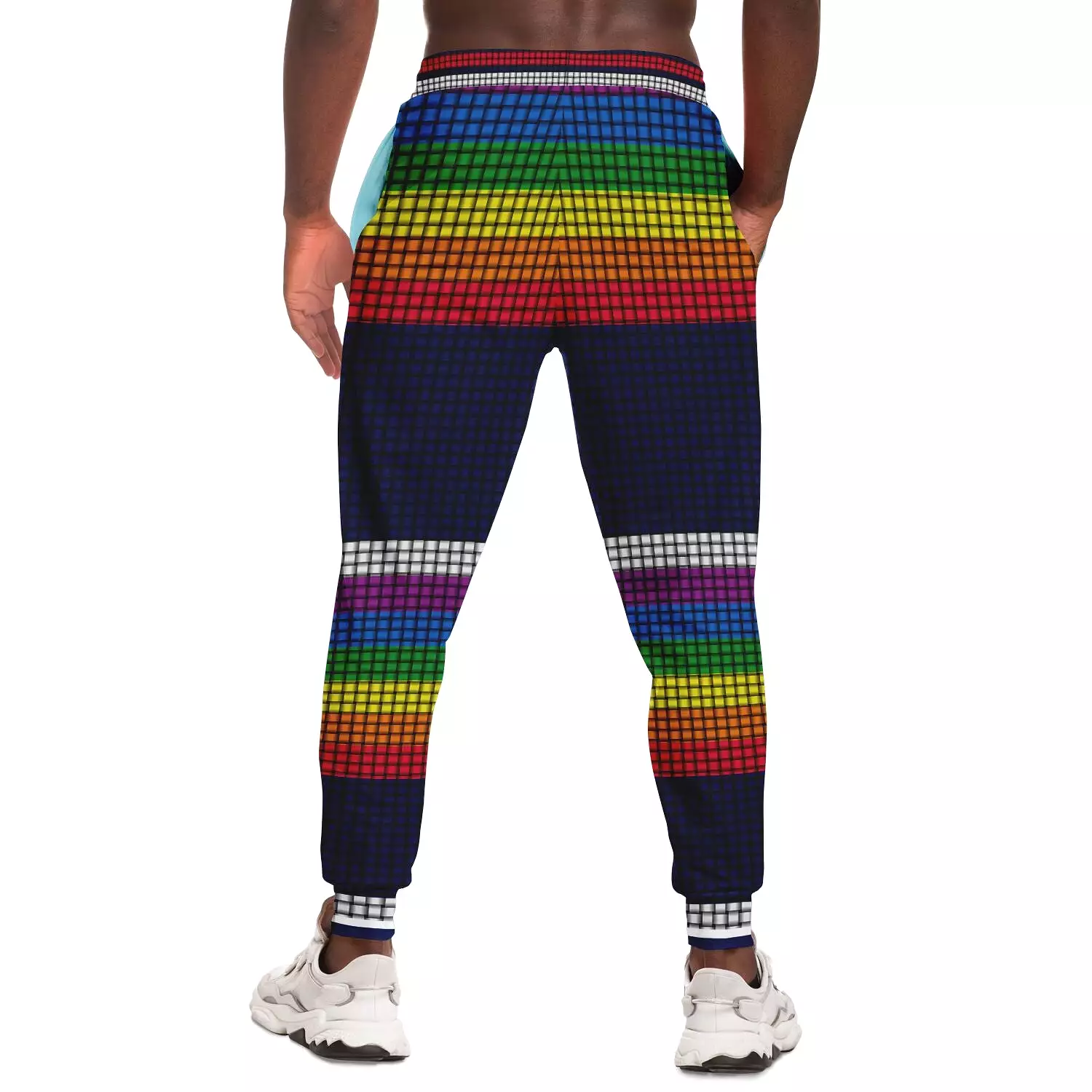 Royal Navy PSU Rainbow Stripe Fleece Joggers