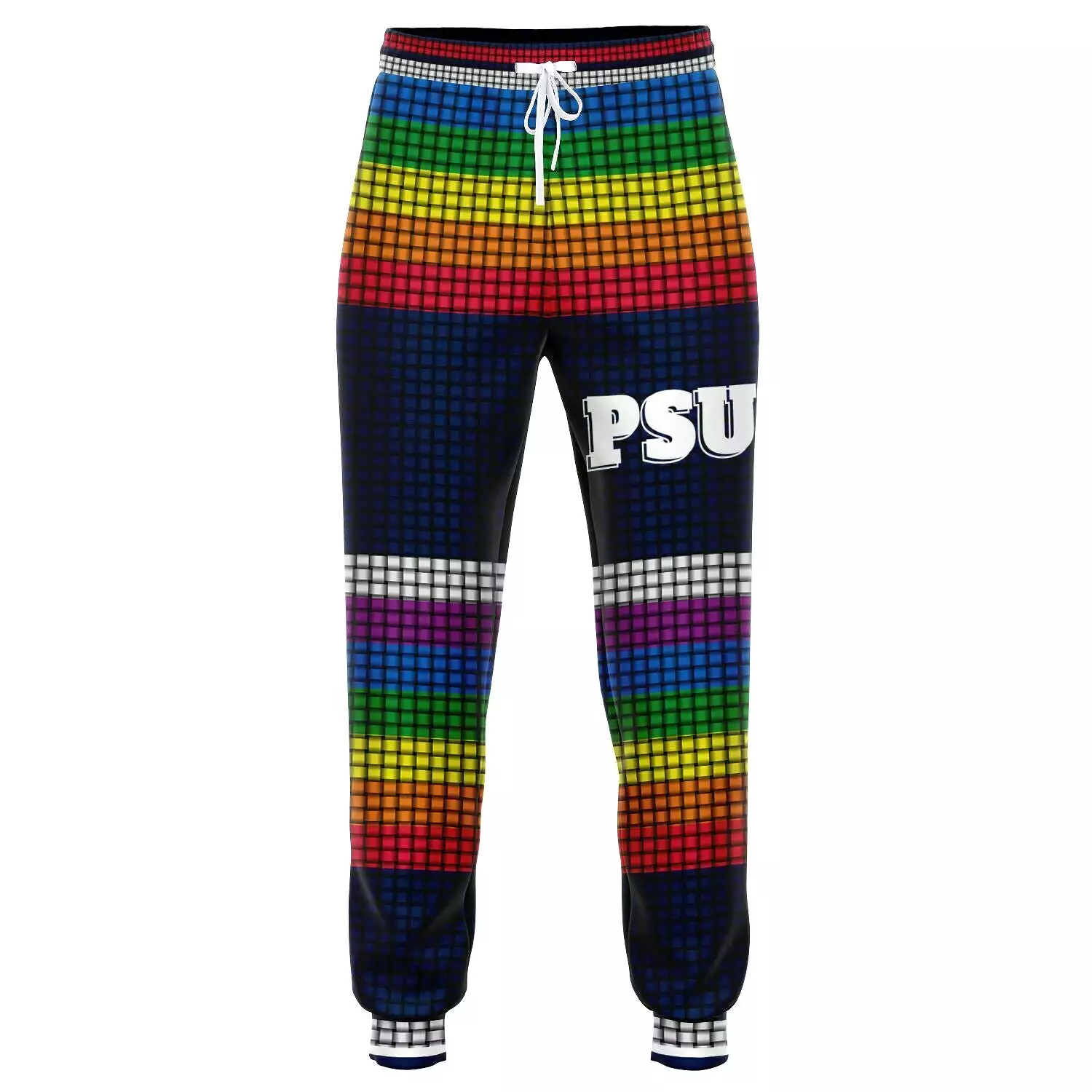 Royal Navy PSU Rainbow Stripe Fleece Joggers