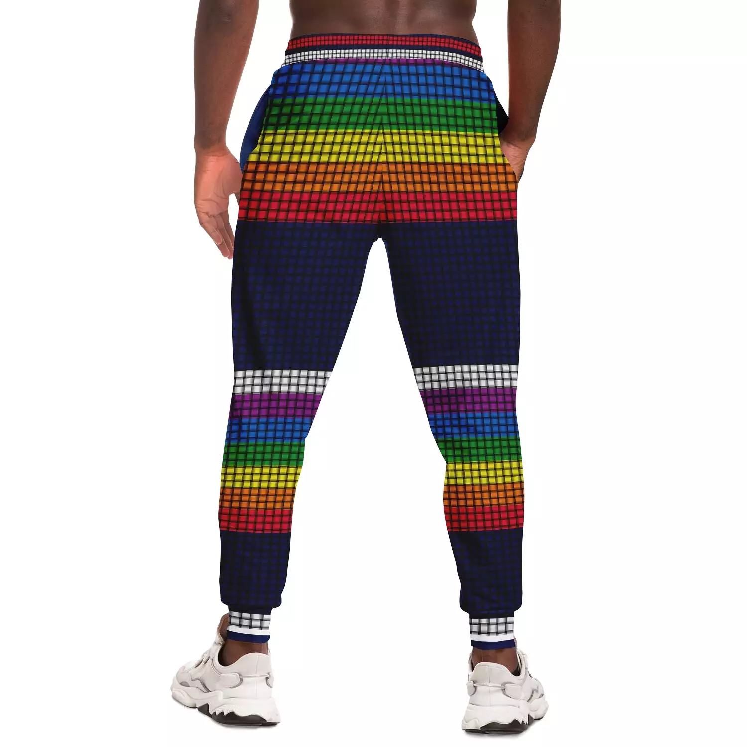 Royal Navy Rainbow Stripe Fleece Joggers