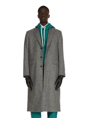 Saison 1865  Single-breasted wool Coat - Grey