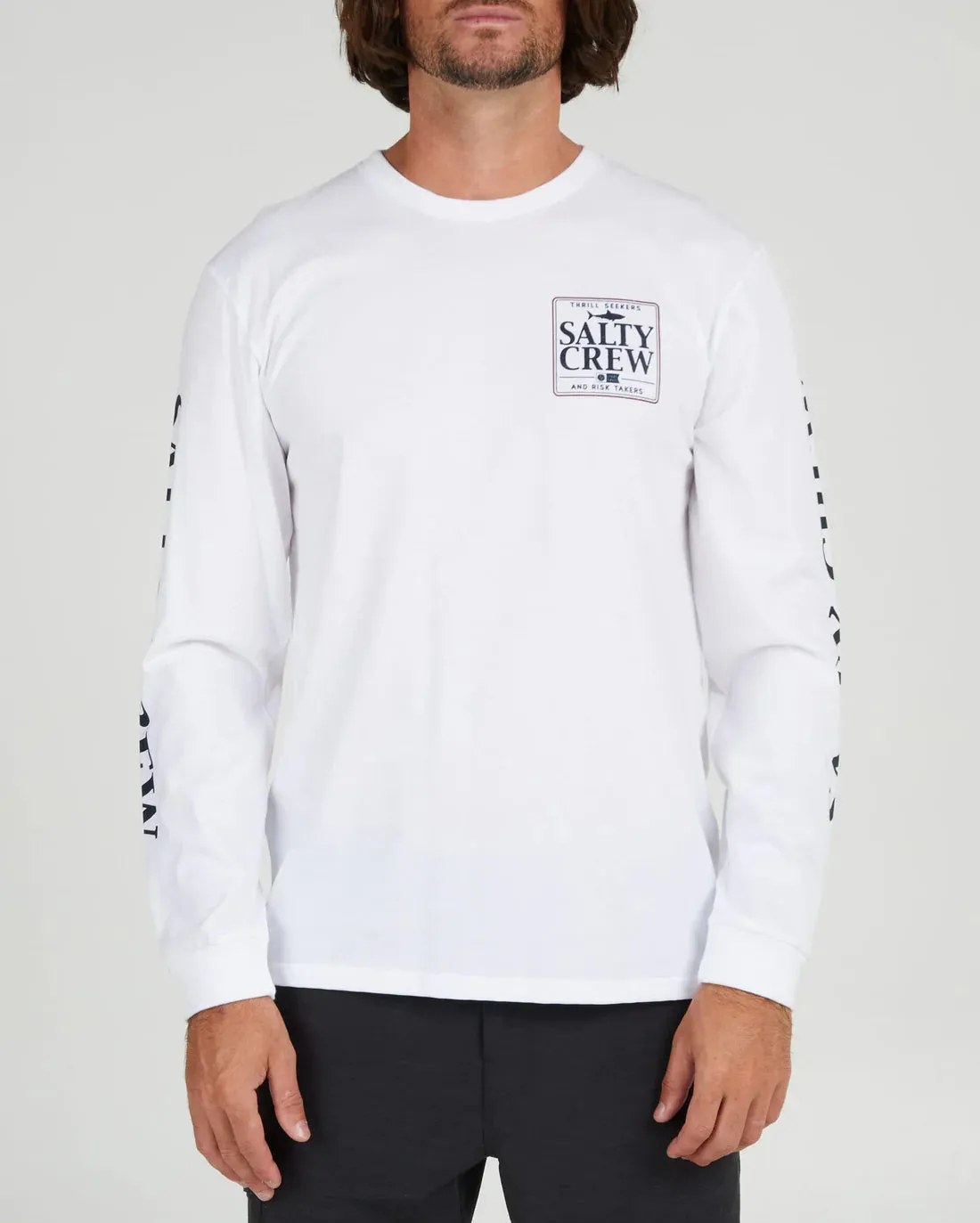 SALTY CREW COASTER PREMIUM L/S TEE - White