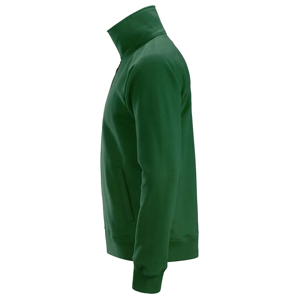 Snickers 2886 AllroundWork, Full Zip Sweatshirt Jacket - Forest Green