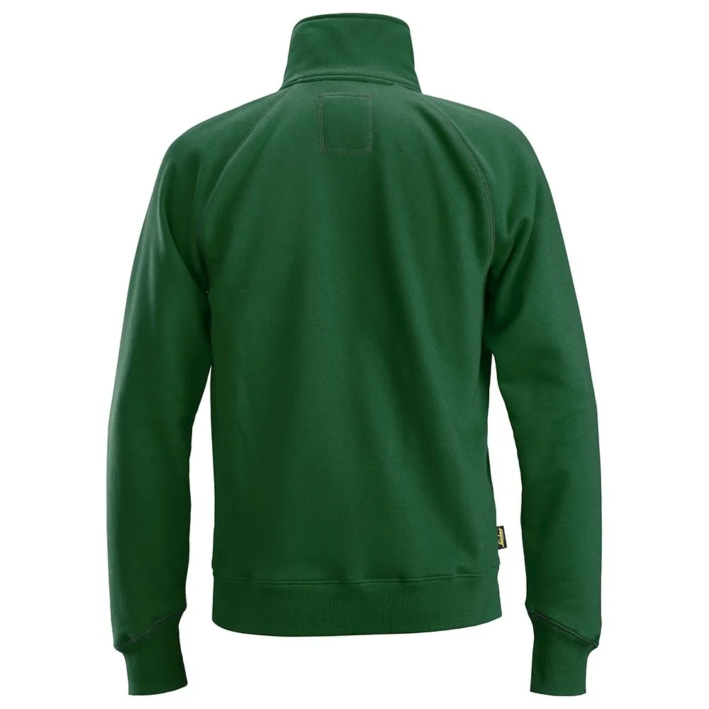 Snickers 2886 AllroundWork, Full Zip Sweatshirt Jacket - Forest Green