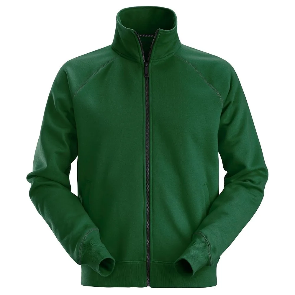 Snickers 2886 AllroundWork, Full Zip Sweatshirt Jacket - Forest Green