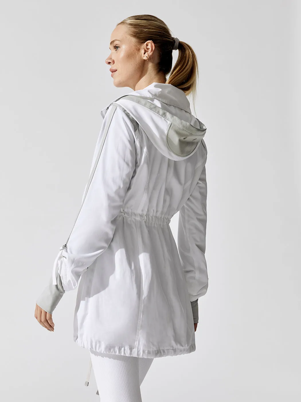 Solid Anorak - White