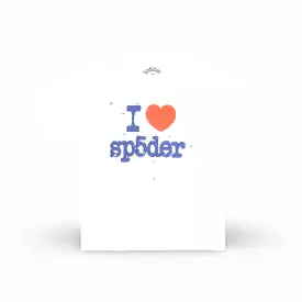 Sp5der 'Souvenir / I Love' Tee White SS24