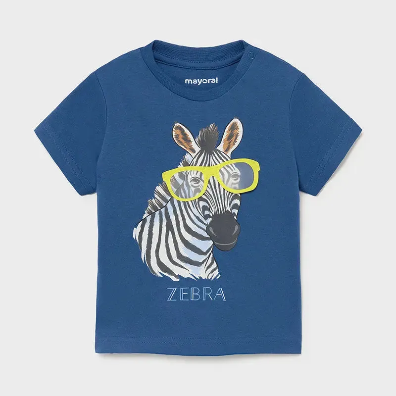 S/s T-shirt Play Zebra for Baby Boy Overseas