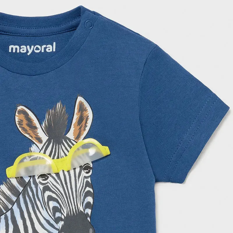 S/s T-shirt Play Zebra for Baby Boy Overseas