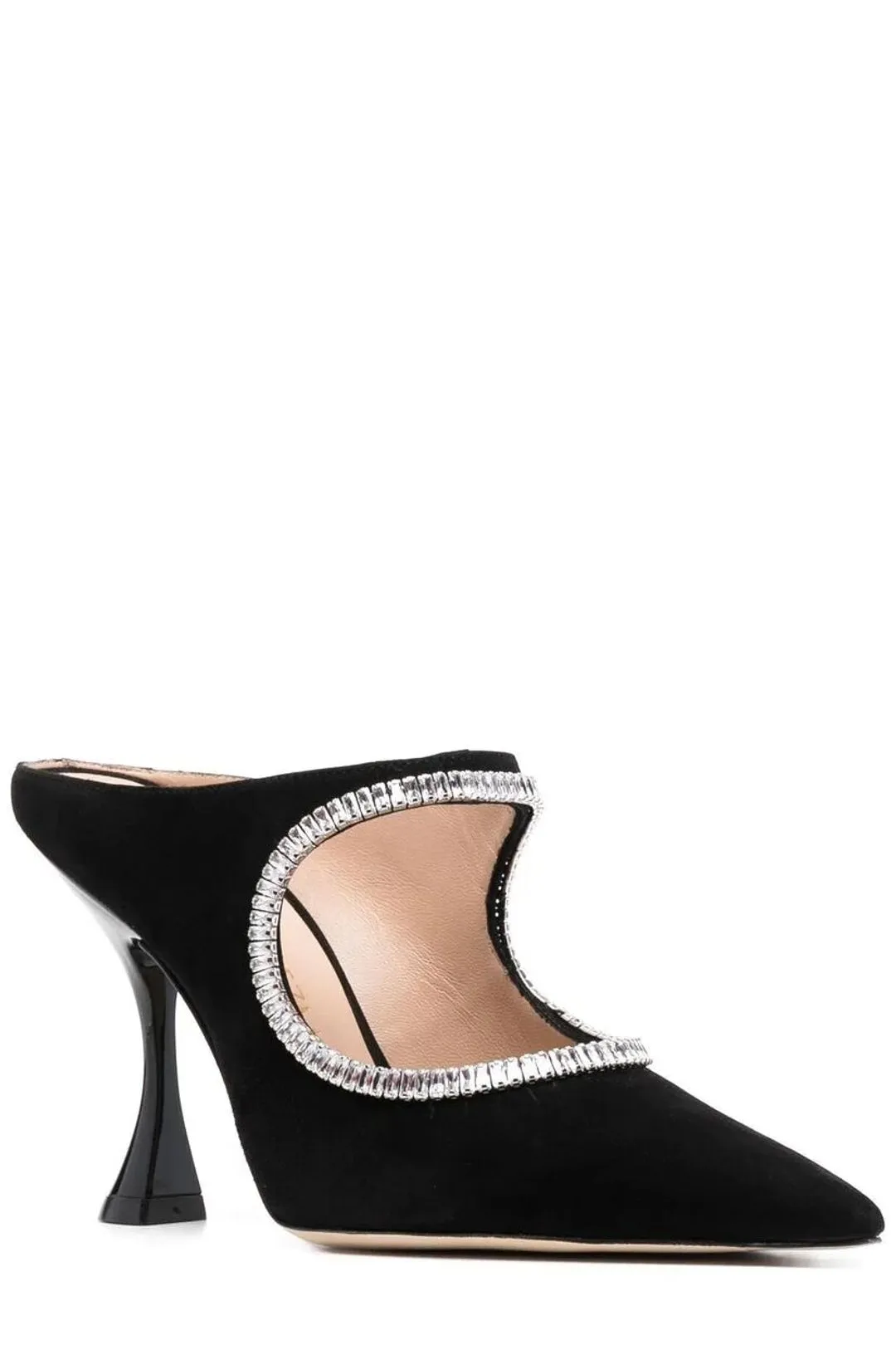 Stuart Weitzman Xcurve Pointed Toe Mules