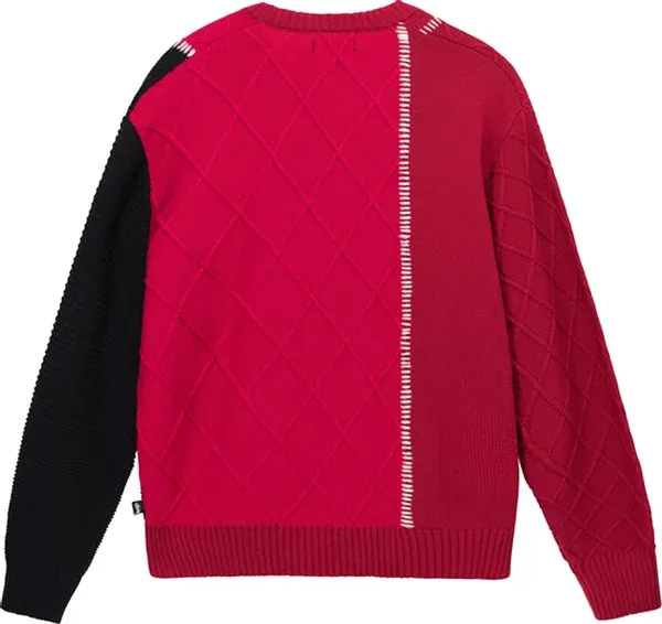 STUSSY - Men Patchwork Sweater