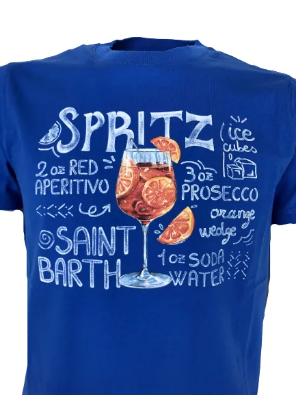 T-SHIRT UOMO BLU SPRITZ