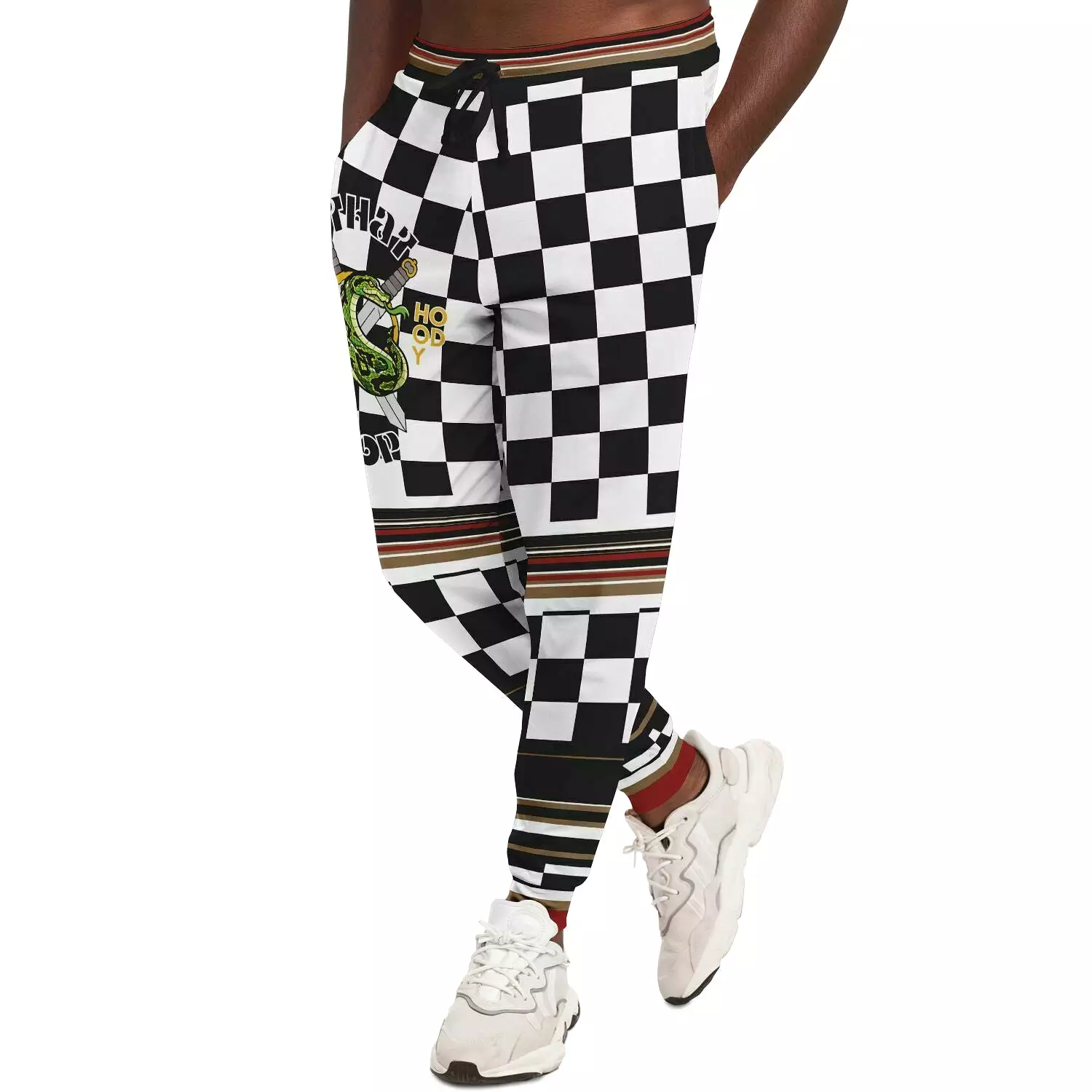 THS Snake Bite Checkmate Fleece Joggers