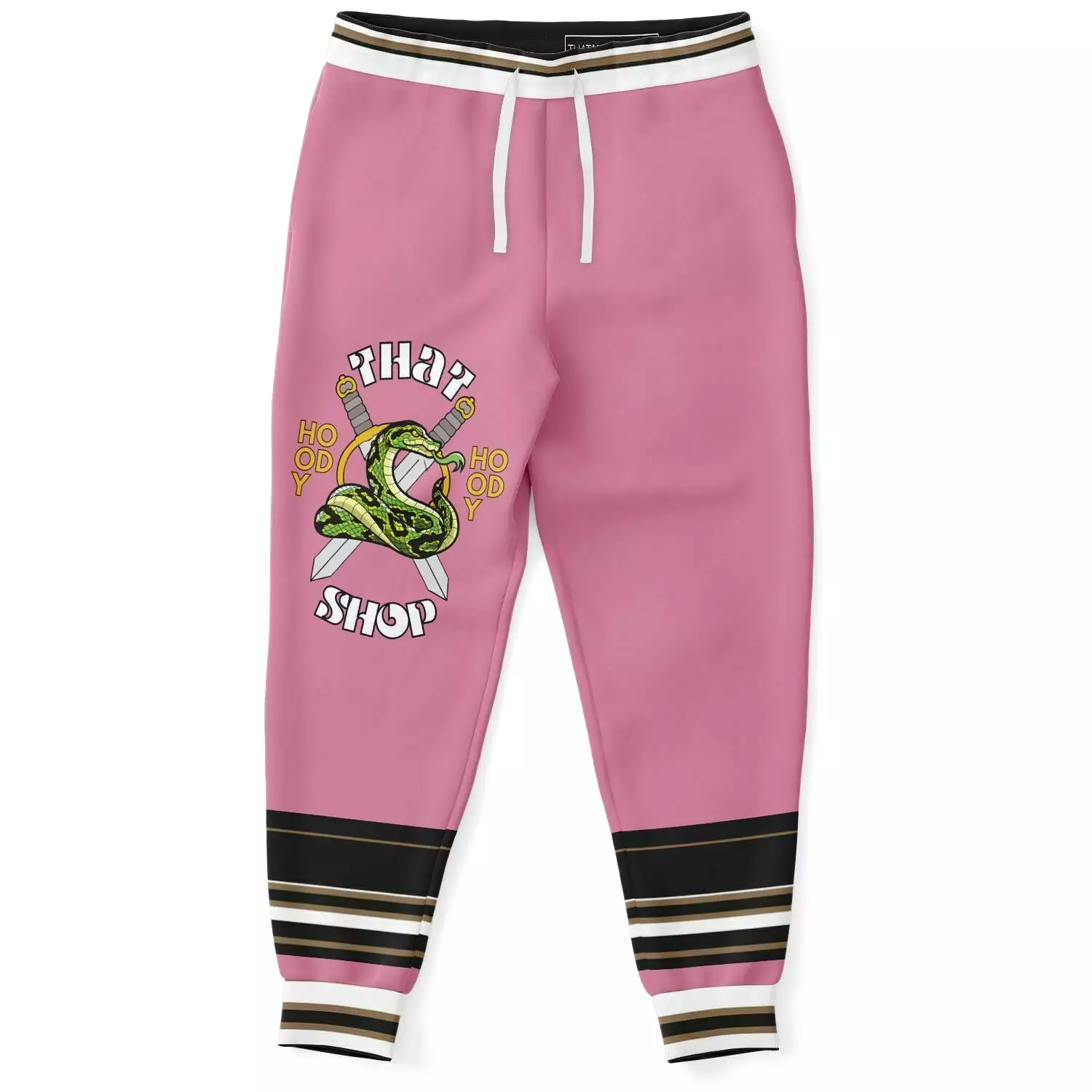 THS Snake Bite Fleece Joggers in Pink