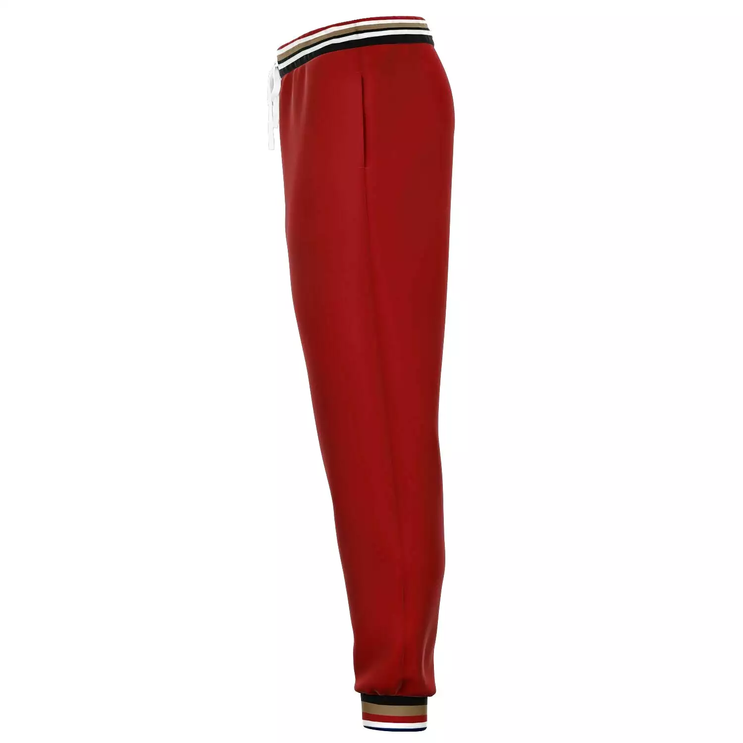 THS Snake Bite Fleece Joggers in Red