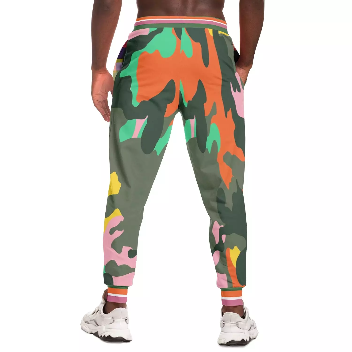 THS Snake Bite Orange Camo Fleece Joggers