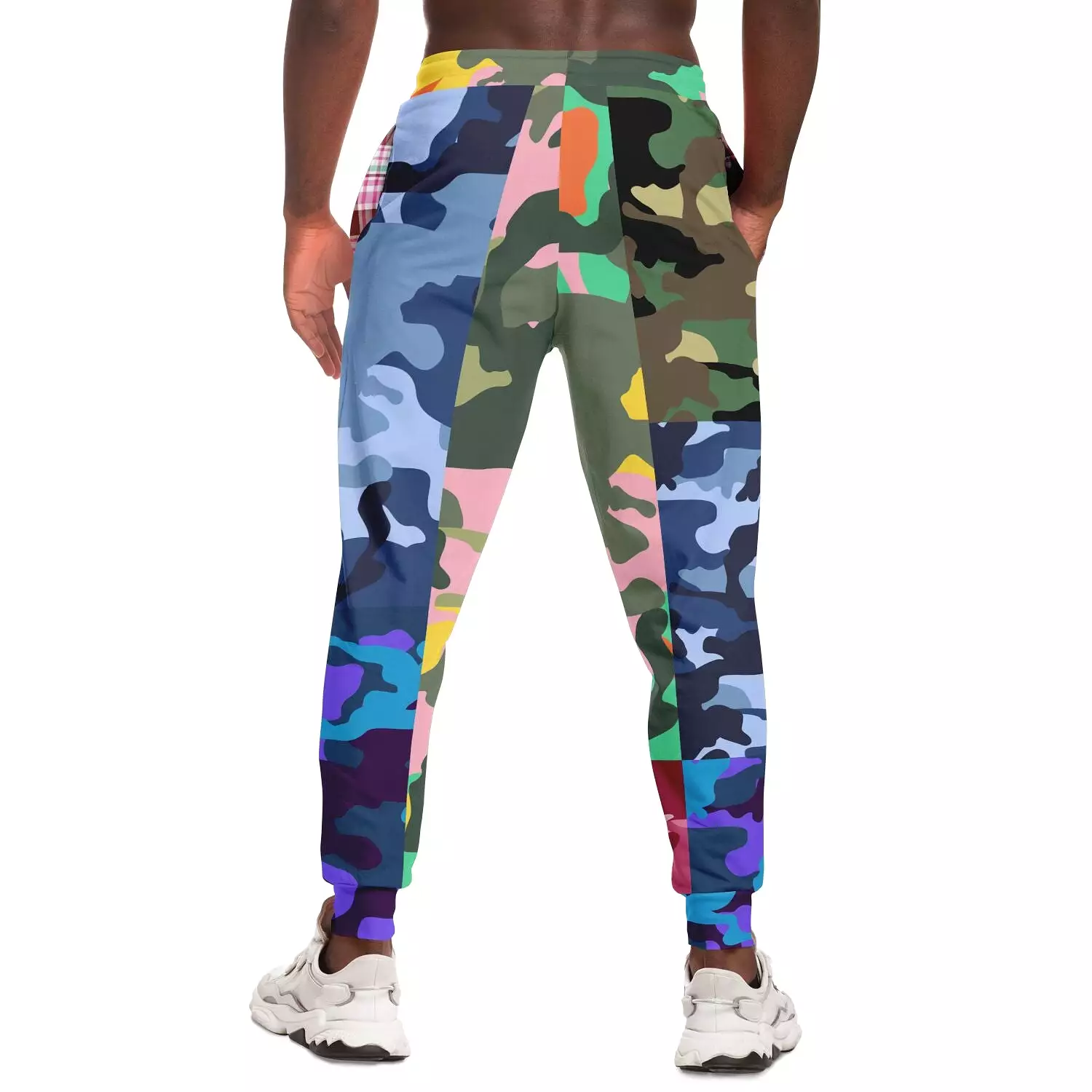 THS Snake Bite Patchwork Camo Fleece Joggers