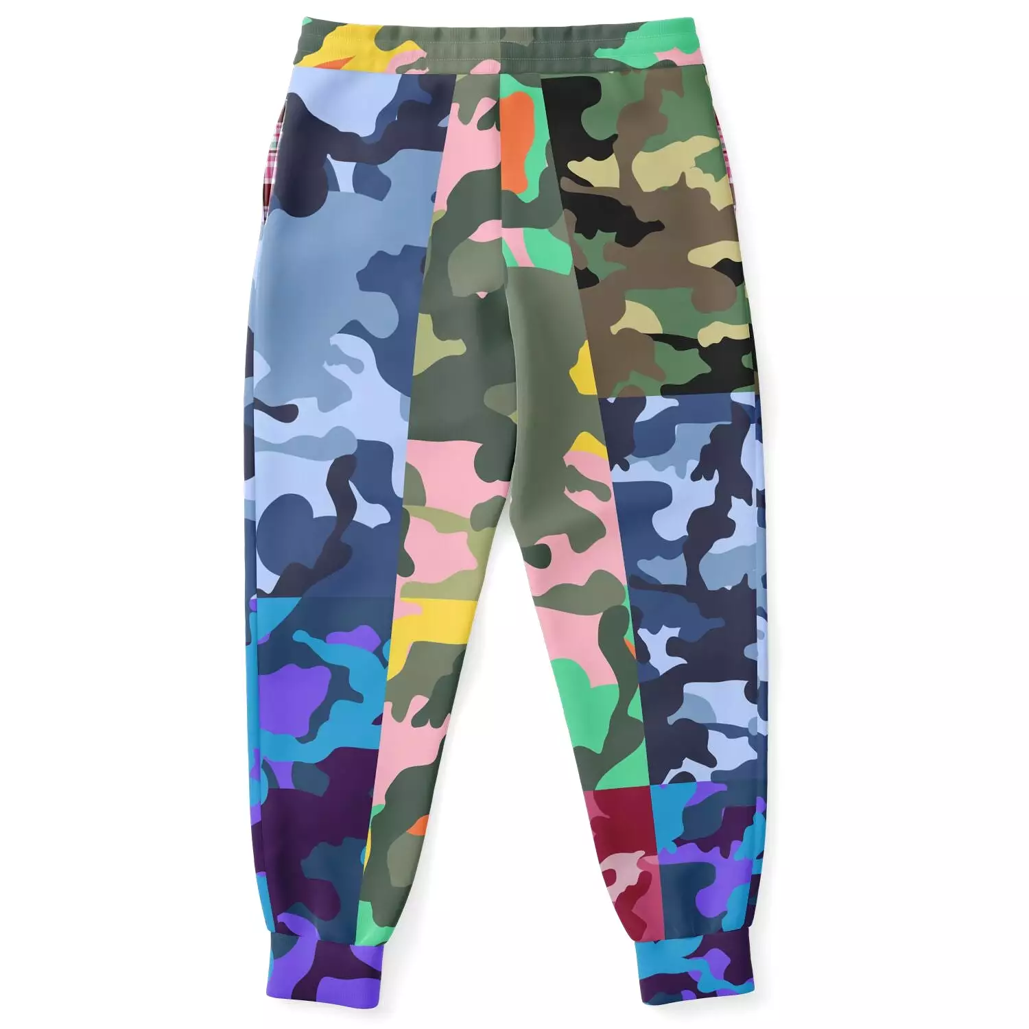 THS Snake Bite Patchwork Camo Fleece Joggers