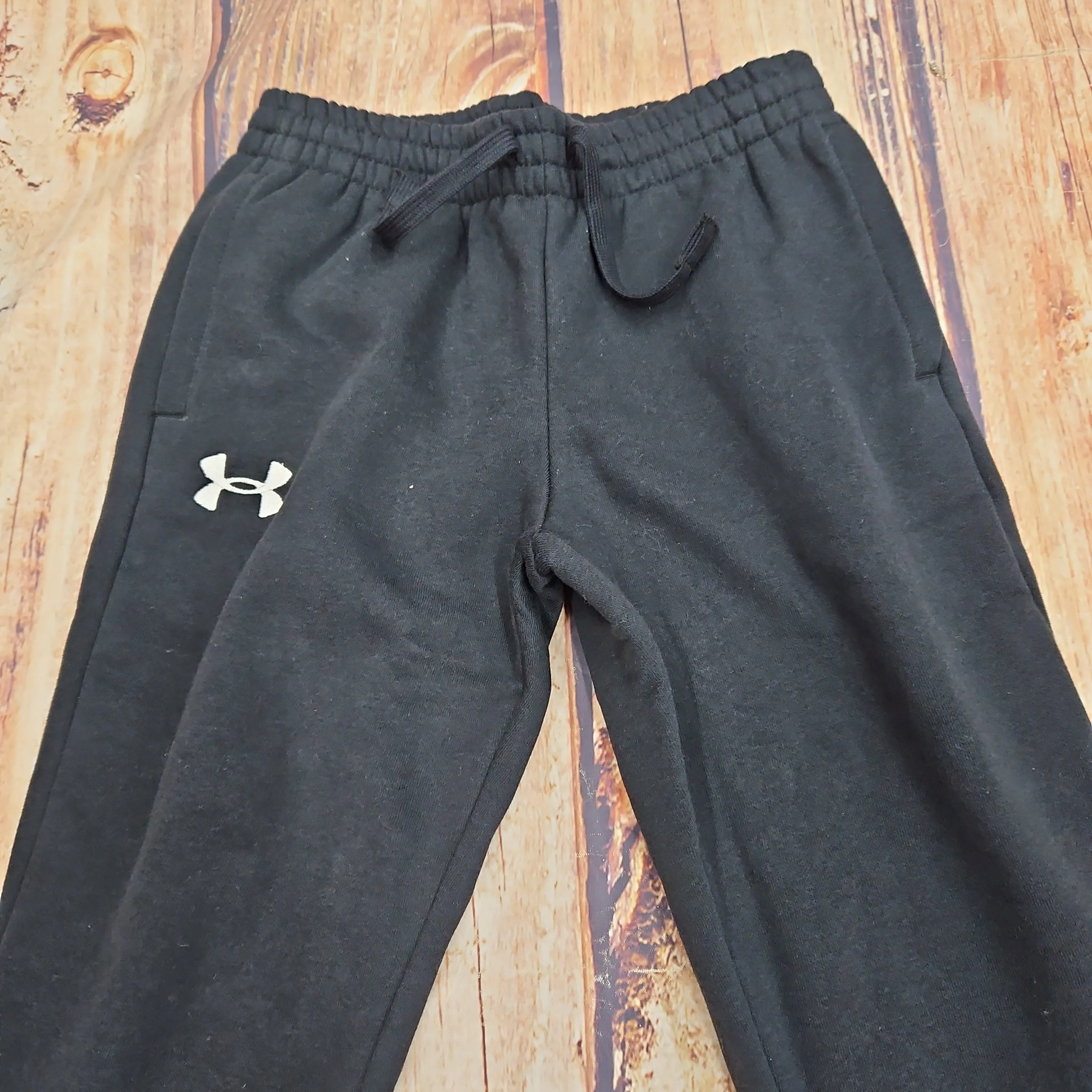 UA BOYS RIVAL FLEECE JOGGERS-BLACK