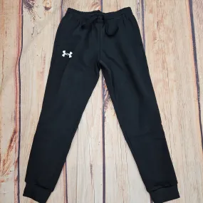 UA BOYS RIVAL FLEECE JOGGERS-BLACK