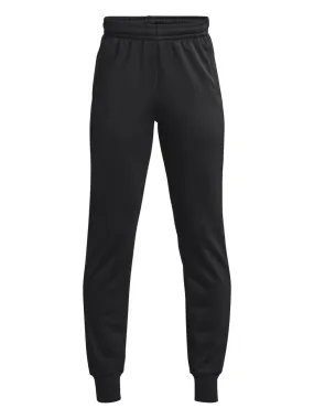 UNDER ARMOUR Boys Training Armour Fleece Joggers - Black