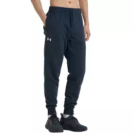 'Under Armour' Men's UA Rival Fleece Joggers - Black / White