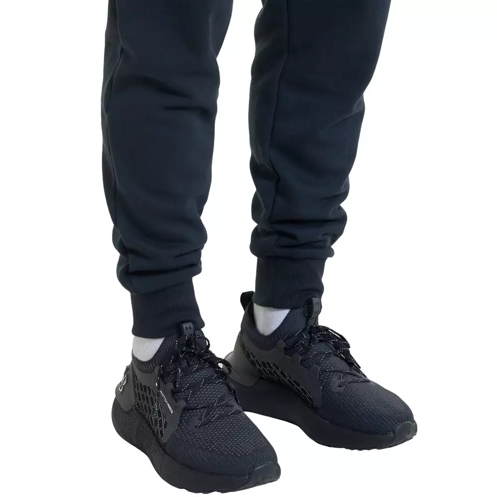 'Under Armour' Men's UA Rival Fleece Joggers - Black / White