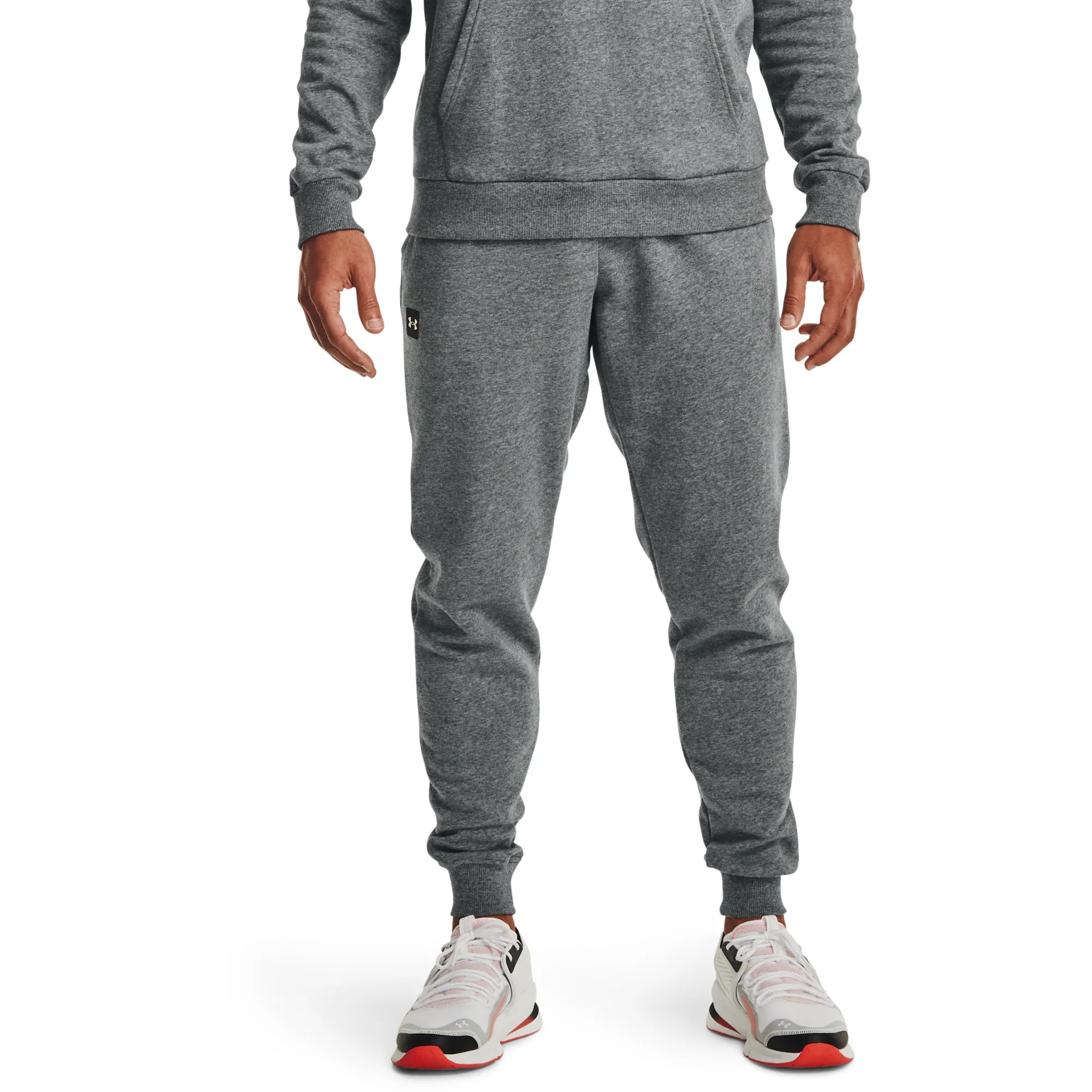 Under Armour Men's Rival Fleece Joggers Pitch Gray Light Heather | Buy Under Armour Men's Rival Fleece Joggers Pitch G