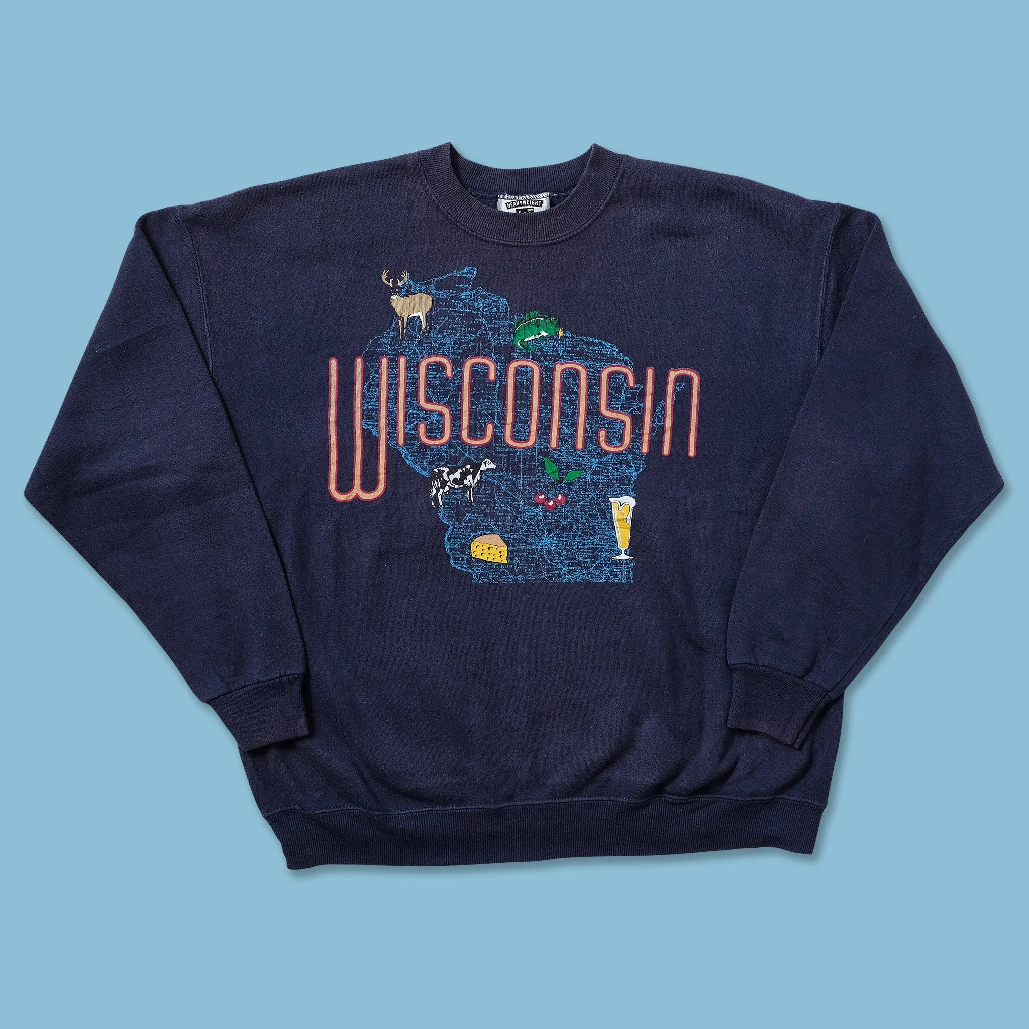 Vintage Wisconsin Sweater Large