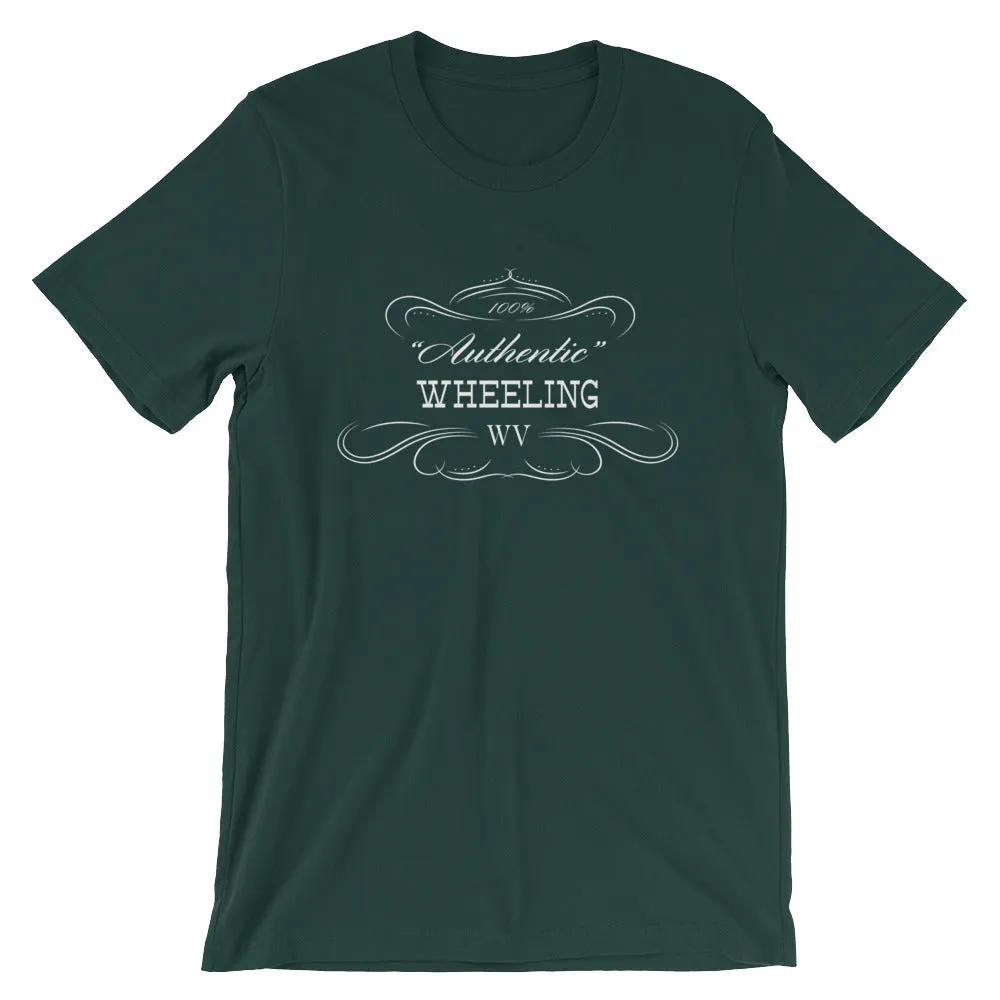 West Virginia - Wheeling WV - Short-Sleeve Unisex T-Shirt - Authentic