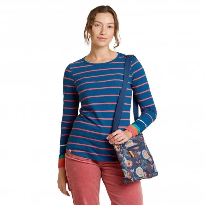 Womens Multi Stripe Long Sleeve Top